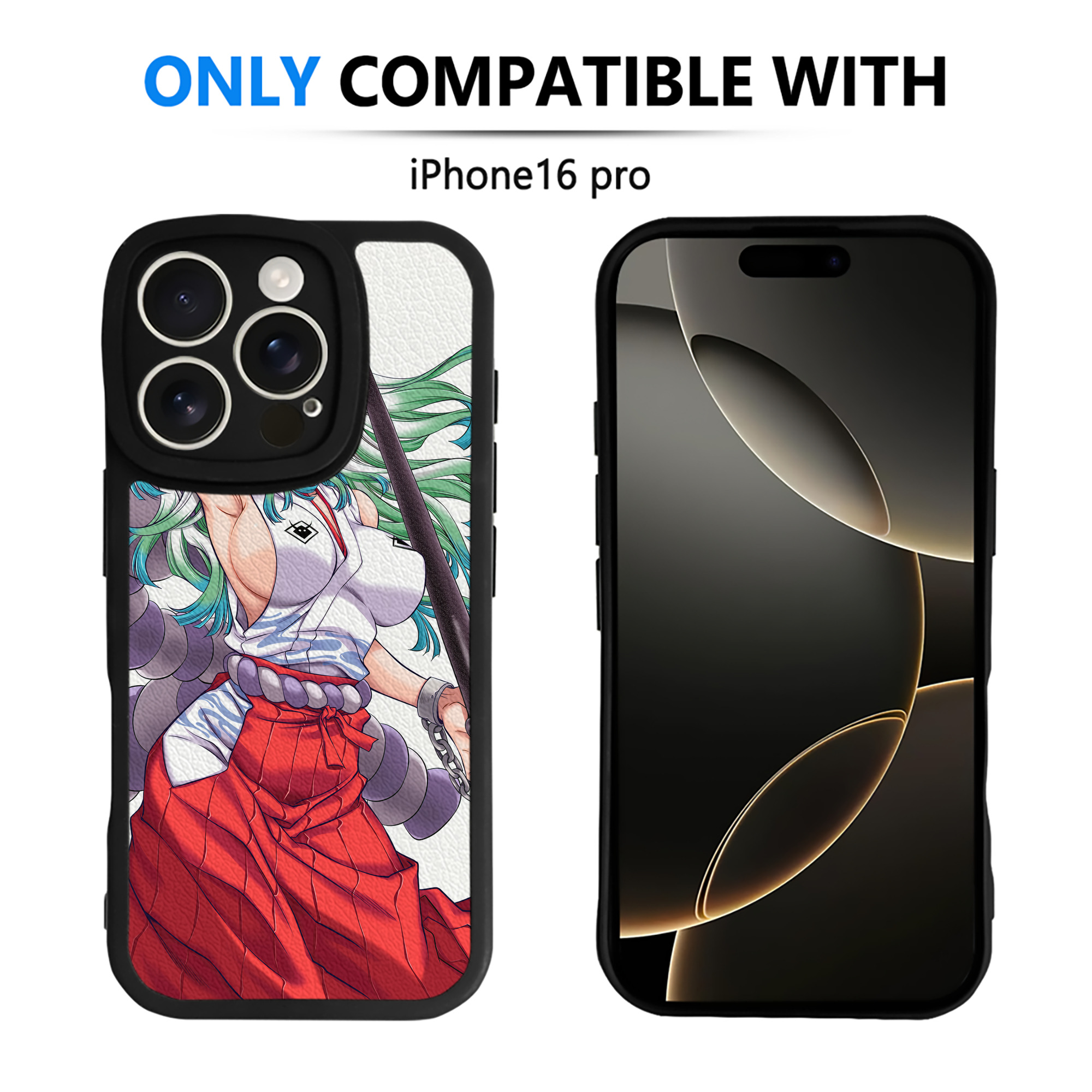 （画像用） ワンピース ONE PIECE 【iPhone 16シリーズ対応】シリコンスマホケース（レザー調） 材質：シリコン